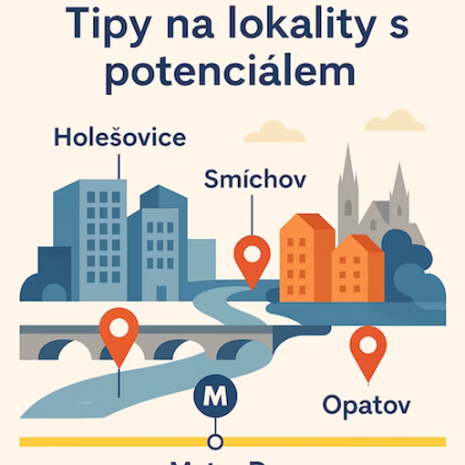 Kde porostou ceny bytů v Praze: Tipy na lokality s potenciálem